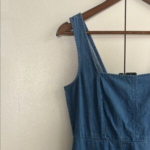J. Crew Blue Denim Midi Dress